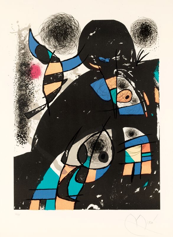 Joan Miró, ‘San Lazzaro et ses Amis (Maeght 1081)’, 1975, Print, Lithograph in colors on Arches paper, Bonhams
