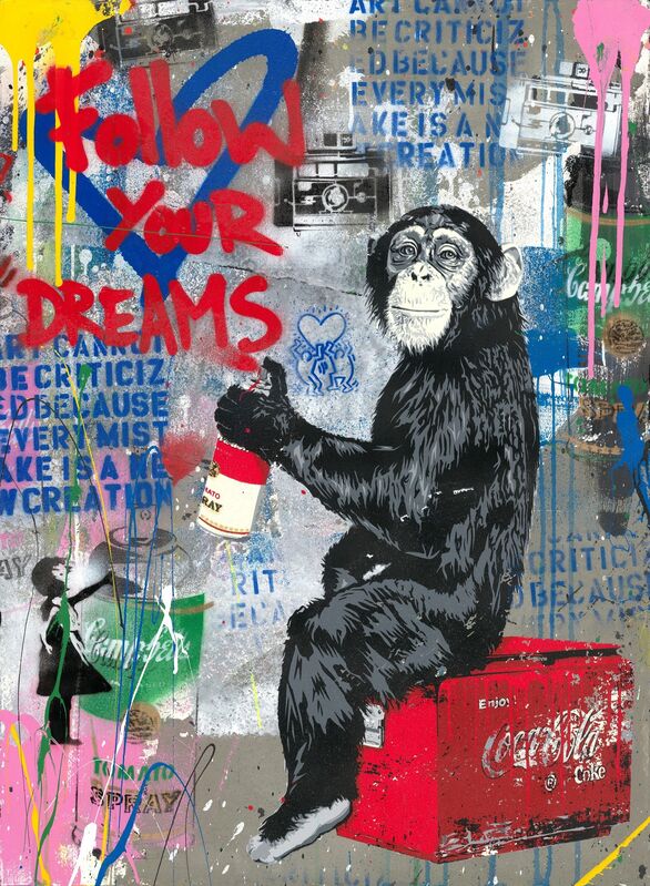Mr. Brainwash, ‘Everyday Life’, 2019, Painting, Silkscreen and Mixed Media on Paper, Corridor Contemporary