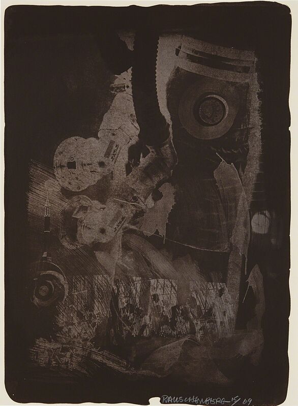 Robert Rauschenberg, ‘Earth Crust, from Stoned Moon Series’, 1969, Print, Lithograph in colors, on Arches Cover paper, the full sheet., Phillips