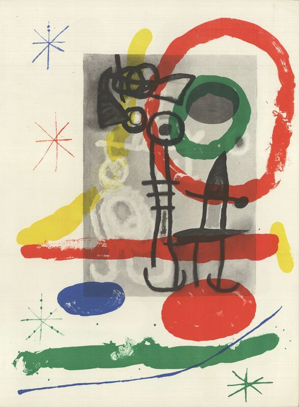 Joan Miró, ‘Derriere le Miroir, no. 151-152 Page 5’, 1965, Print, Lithograph, ArtWise