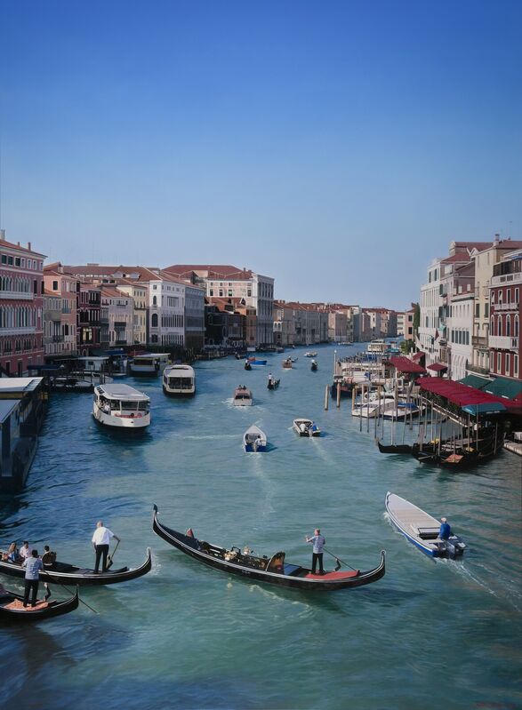 Christian Marsh, ‘Rialto Bridge, Venice’, Painting, Oil on canvas, Plus One Gallery
