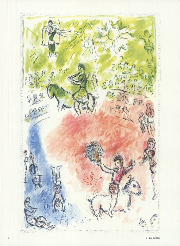 Marc Chagall, ‘La Parade’, 1981, Print, Offset Lithograph, ArtWise