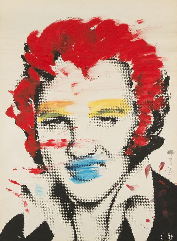 Mr. Brainwash, ‘Elvis - Red Hair’, Print, Silkscreen on paper, hand colored with acrylic, Julien's Auctions