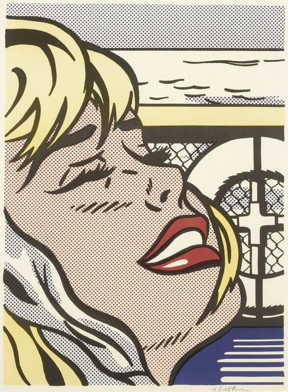 Roy Lichtenstein, ‘Shipboard Girl (C. II.6)’, 1965, Print, Offset lithograph printed in colors, Sotheby's