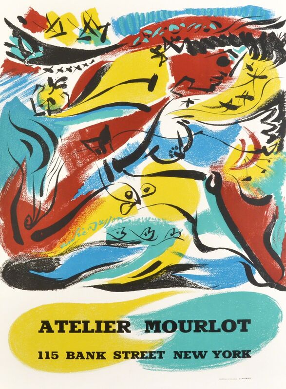 André Masson, ‘Atelier Mourlot’, 1967, Print, Lithograph, Hans den Hollander Prints