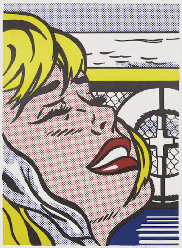Roy Lichtenstein, ‘Shipboard Girl’, 1965, Print, Offset lithograph in colors, on white wove paper, Upsilon Gallery
