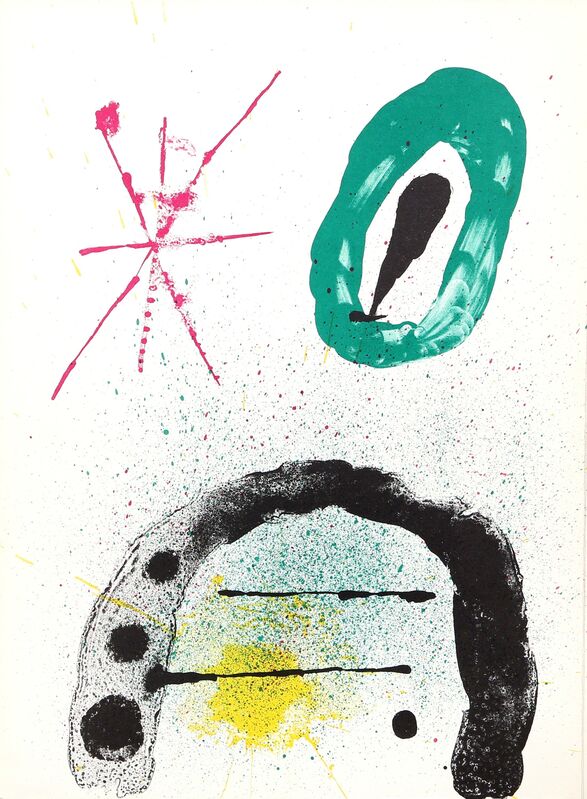 Joan Miró, ‘La Fille du Jardinier II from Derrière le Miroir ’, 1963, Print, Lithograph, RoGallery