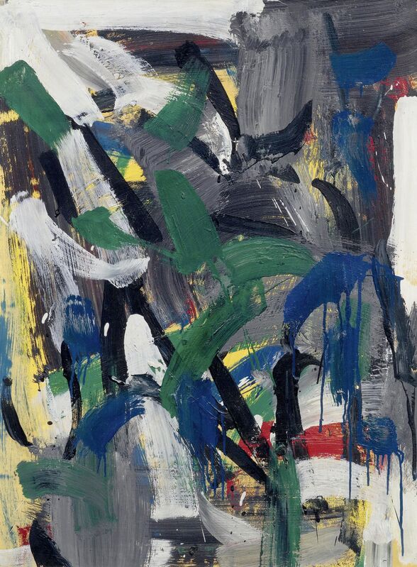 Jean-Paul Riopelle, ‘Untitled’, 1958, Painting, Oil on wove paper on canvas., Koller Auctions