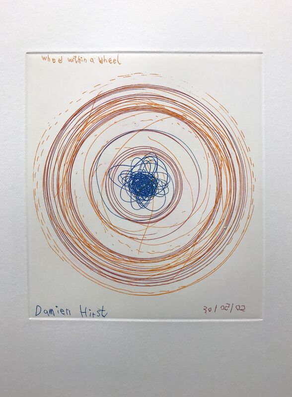 Damien Hirst, ‘Wheel within a wheel ’, 2002, Print, Etching on 350gsm Hahnmuhle paper, DTR Modern Galleries
