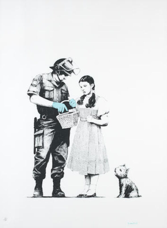 Banksy, ‘Stop and Search’, 2007, Print, Screen-print in colors on Arches 88 wove paper, MoonStar Fine Arts Advisors