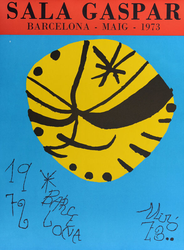 Joan Miró, ‘Sala Gaspar’, 1972, Print, Lithograph, Goldmark Gallery