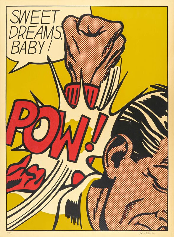 Roy Lichtenstein, ‘Sweet Dreams Baby!’, 1965, Print, Colour silkscreen on strong vellum., Van Ham