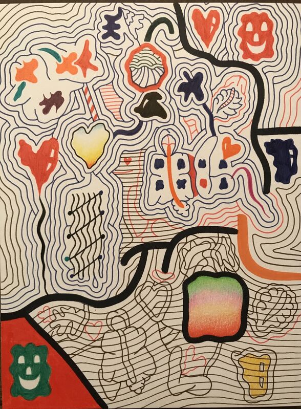 Adam Palmer, ‘Rudy Park’, 2019, Drawing, Collage or other Work on Paper, Markers on paper, Ro2 Art
