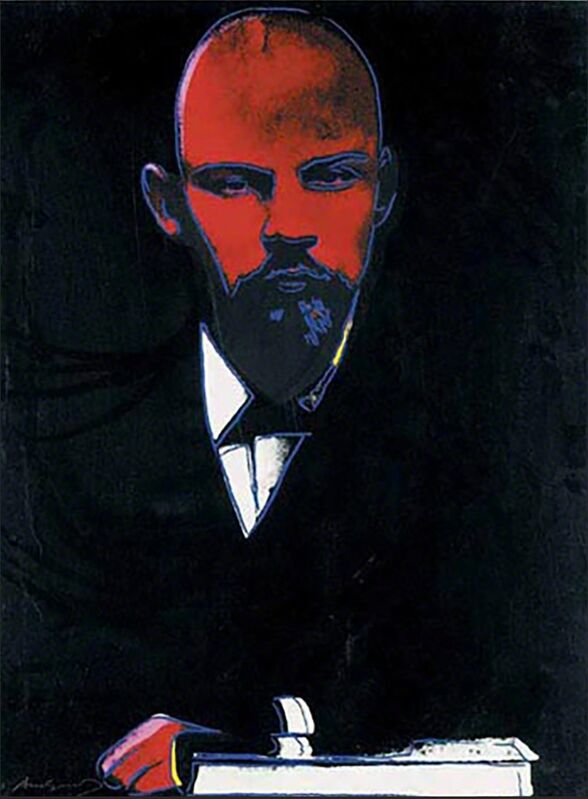 Andy Warhol, ‘Black Lenin’, 1987, Drawing, Collage or other Work on Paper, Screen print on Arches 88 paper, Andipa