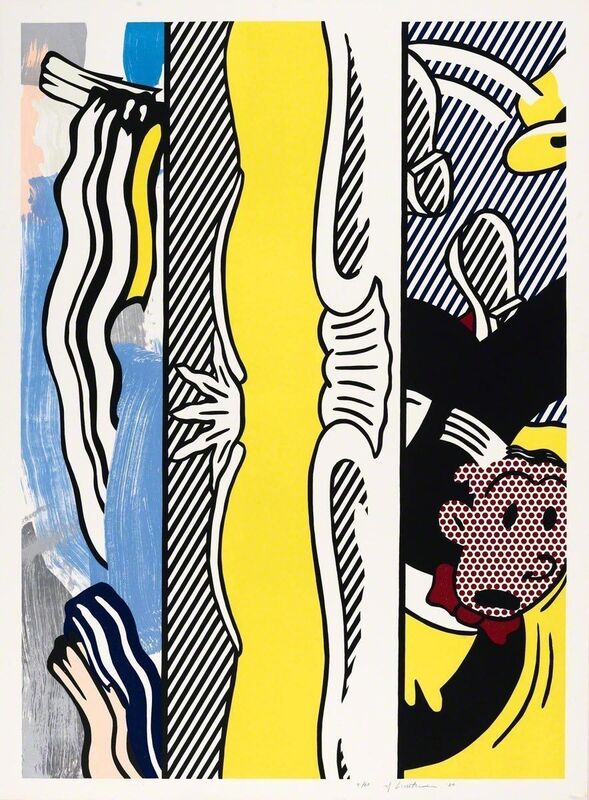 Roy Lichtenstein, ‘Two paintings: Dagwood’, 1984, Print, Colour woodcut and colour lithograph, Koller Auctions