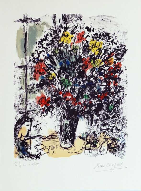 Marc Chagall, ‘La Lecture’, 1973, Print, Lithography, Art Works Paris Seoul Gallery