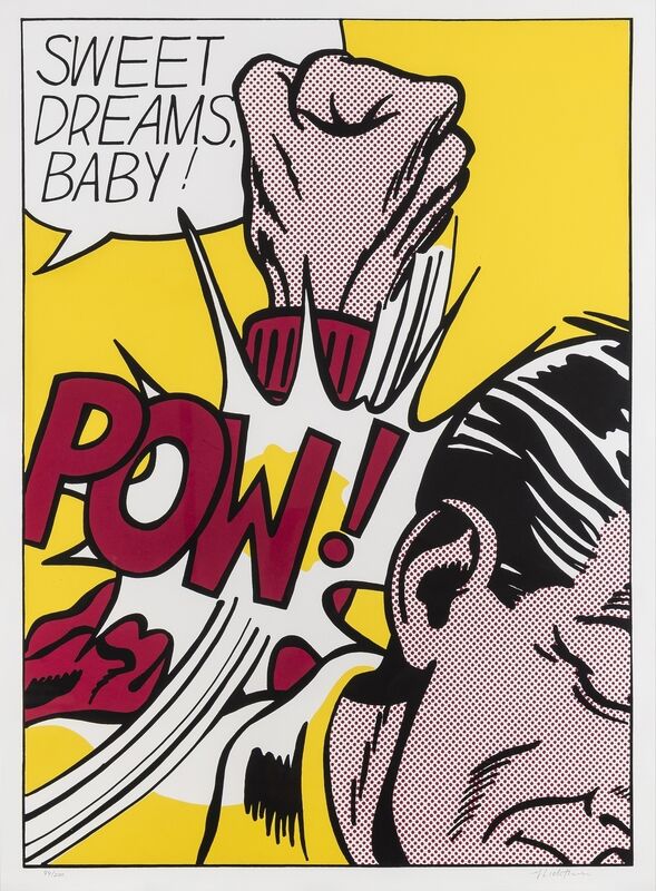 Roy Lichtenstein, ‘Sweet Dreams Baby! (Corlett 39)’, 1965, Print, Screenprint in colours, Forum Auctions