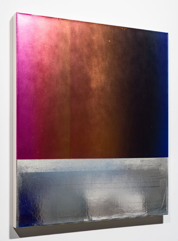 Jimi Gleason, ‘JG 46’, 2020, Painting, Silver deposit and acrylic on canvas, Bentley Gallery