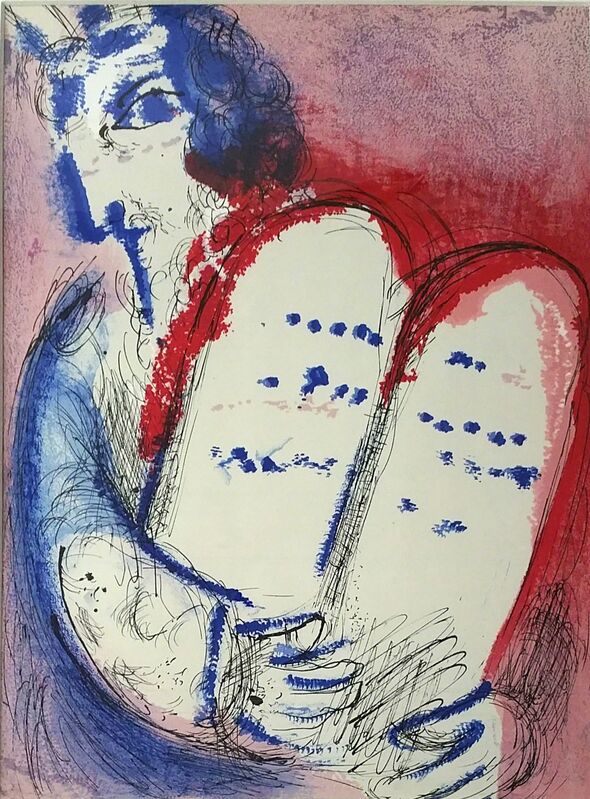 Marc Chagall, ‘Moses’, 1956, Reproduction, Paper, Baterbys