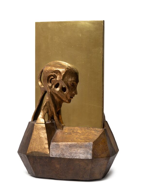 Michael Ayrton, ‘Reflective Head II’, 1971, Sculpture, Bronze, Hindman