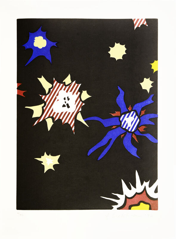 Roy Lichtenstein, ‘Hüm-Bum!, from La Nouvelle Chute de l'Amérique’, 1992, Print, Etching with Aquatint, Shapero Modern