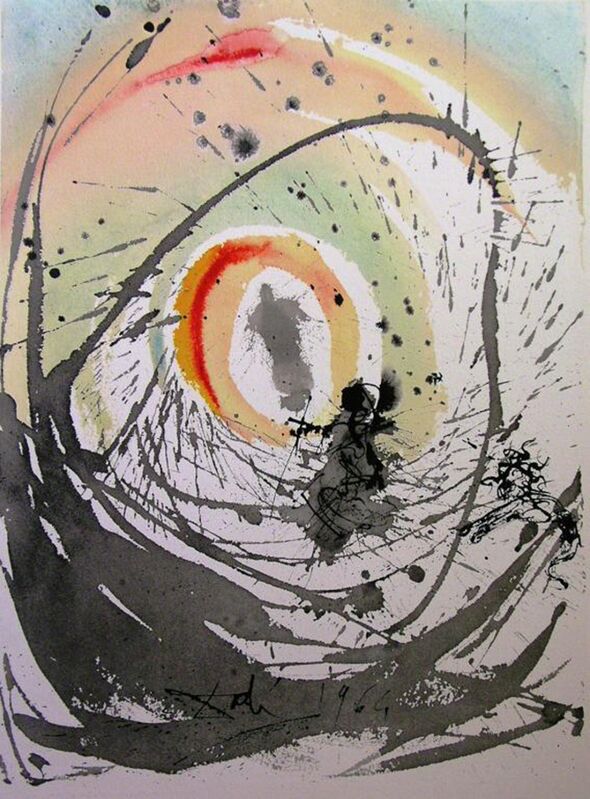 Salvador Dalí, ‘A Woman Clothed With The Sun’, 1967, Print, Original colored lithograph on heavy rag paper, Baterbys