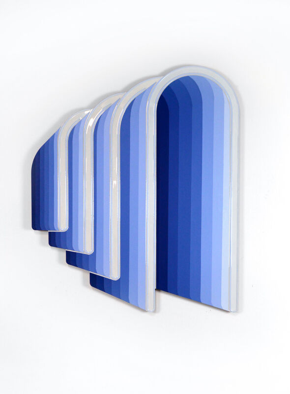 Jenna Krypell, ‘Arches’, 2020, Painting, MDF, resin and acrylic paint, Jonathan LeVine Projects