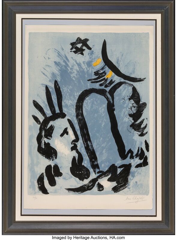 Marc Chagall, ‘Moses’, 1960, Print, Lithograph in colors on paper, Heritage Auctions