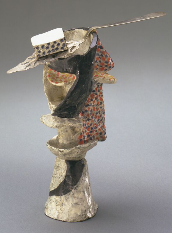 Pablo Picasso, ‘Glass of Absinthe’, Spring 1914, Sculpture, Painted bronze with absinthe spoon, The Museum of Modern Art
