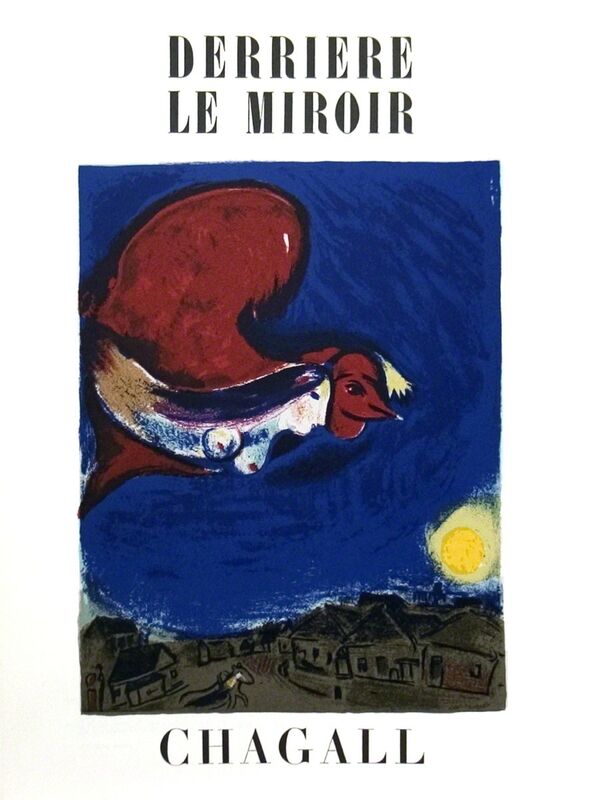 Marc Chagall, ‘Derriere Le Miroir no. 27-28 Cover’, (Date unknown), Posters, Stone Lithograph, ArtWise