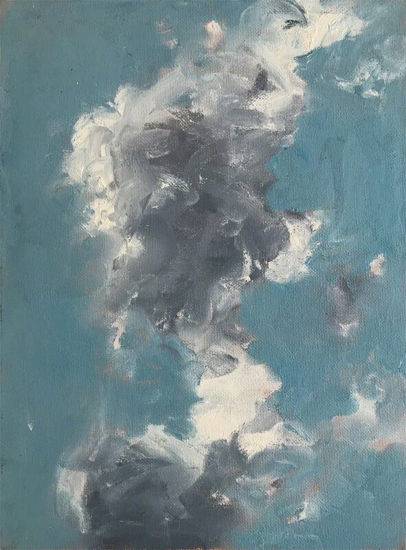 Peter Schroth, ‘Small Cloud 1’, 2018, Painting, Oil on paper, Sears-Peyton Gallery