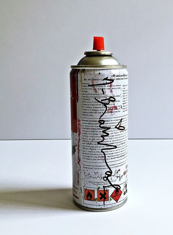 Mr. Brainwash, ‘Spray Can (Blue)’, 2013, Design/Decorative Art, Limited edition painted empty steel spray can. hand signed and numbered by the artist - with each design unique, Alpha 137 Gallery Gallery Auction