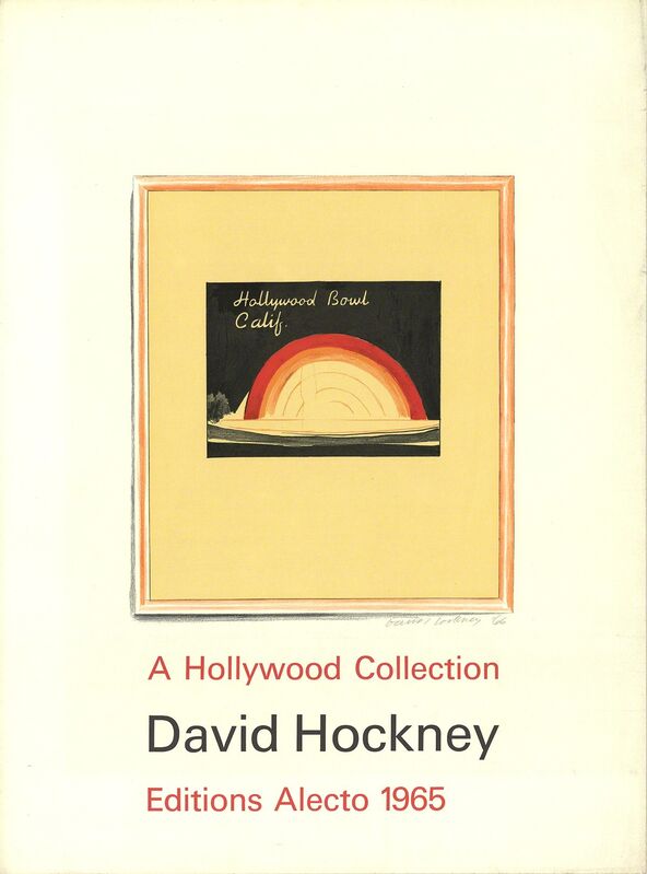 David Hockney, ‘Hollywood Bowl’, 1965, Drawing, Collage or other Work on Paper, Mixed Media, ArtWise