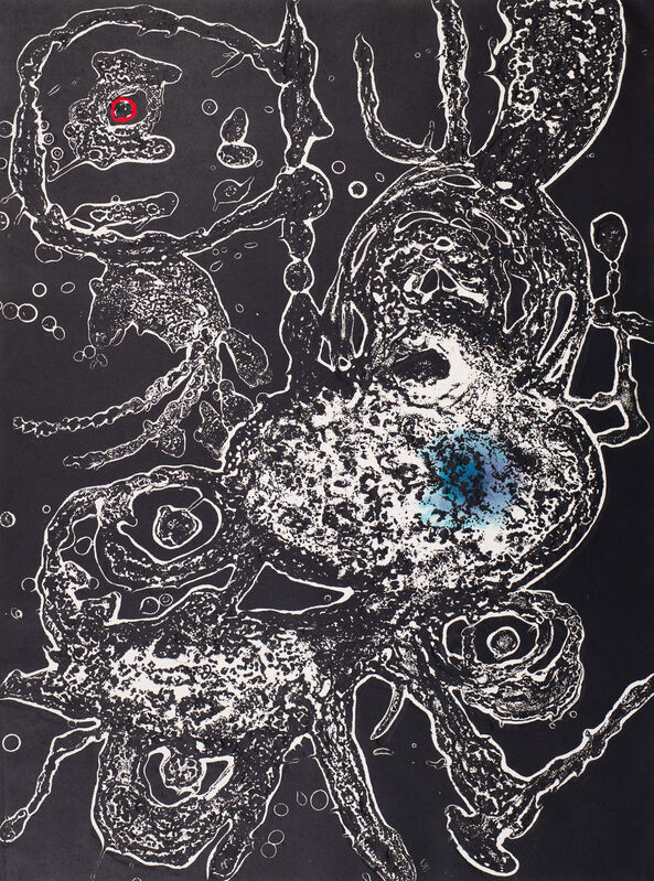 Joan Miró, ‘Hommage a Joan Miro’, 1973, Print, Color aquatint etching and carborundum, Gallery de Sol