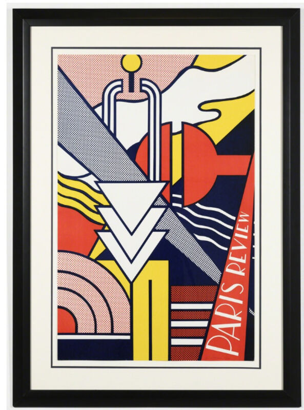 Roy Lichtenstein, ‘Paris Review Poster-Print’, 1967, Print, Hand Printed Silkscreen, David Lawrence Gallery