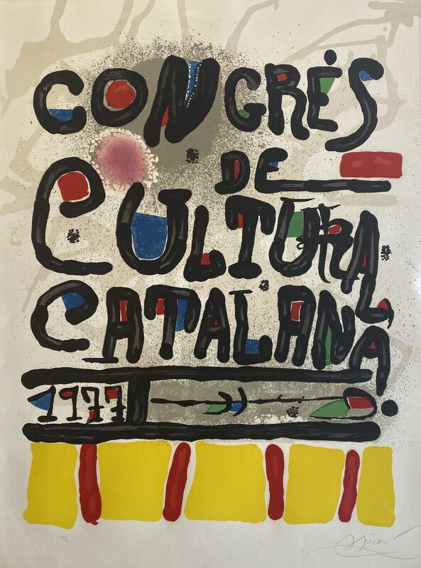 Joan Miró, ‘Congres de Cultura Catalana’, 1977, Print, Lithograph, Denis Bloch Fine Art