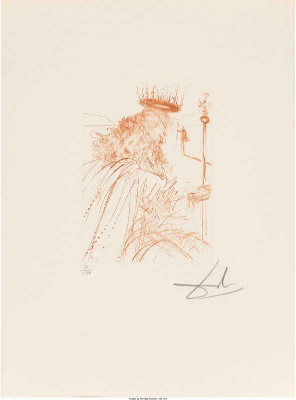 Salvador Dalí, ‘Much Ado About Shakespeare’, 1968, Print, Engravings in sanguine on Rives paper, with the original red portfolio, Heritage Auctions
