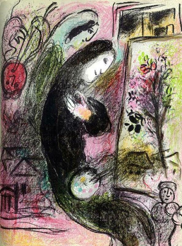 Marc Chagall, ‘L'Inspire M. 398’, 1960, Print, Lithograph, Fine Art Acquisitions Dali 