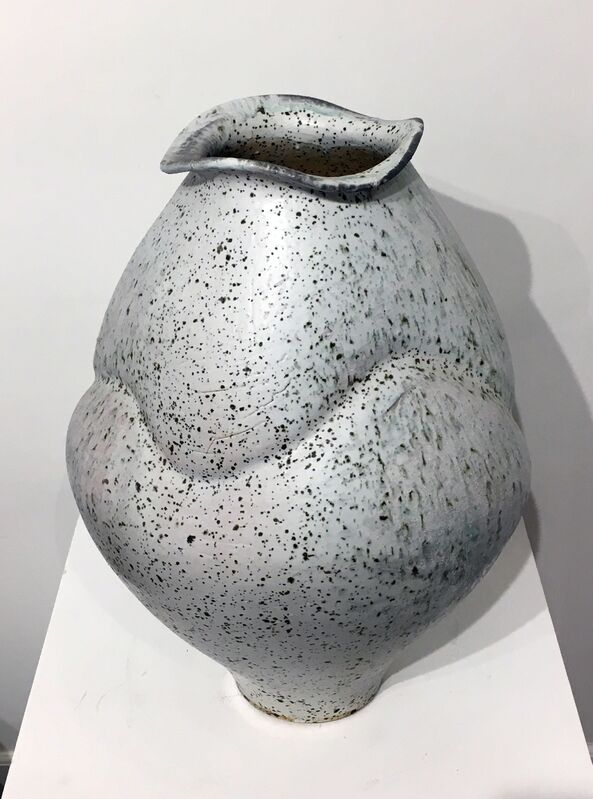 Perry Haas, ‘Large Jar 02’, 2017, Sculpture, Shino Glaze with Iron Inclusions, Wood Fired Porcelain, Duane Reed Gallery