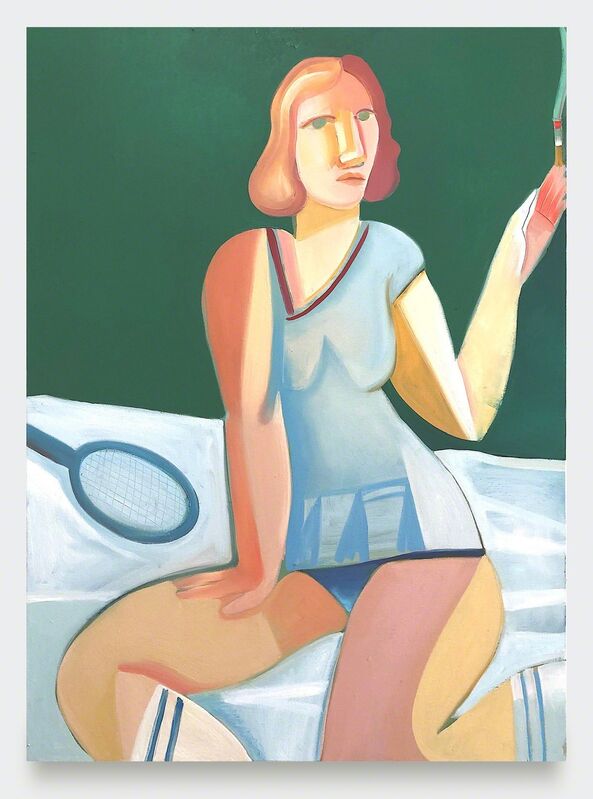 Danielle Orchard, ‘Tennis Girl’, 2019, Painting, Oil on canvas, V1 Gallery