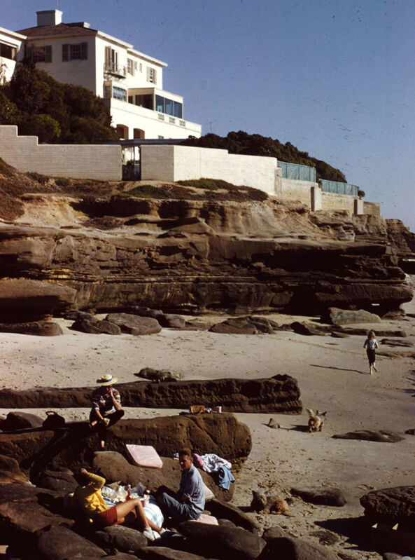 Slim Aarons, ‘Beach Picnic’, 1960, Photography, C print, IFAC Arts