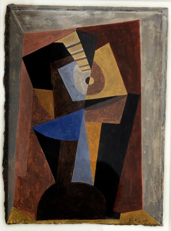 Pablo Picasso, ‘Guitare’, 1920, Drawing, Collage or other Work on Paper, Gouache on paper, David Benrimon Fine Art