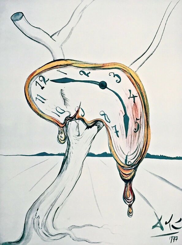 Salvador Dalí, ‘Tearful Soft Watch’, ca. 2000, Reproduction, Offset lithograph on premium paper, Art Commerce