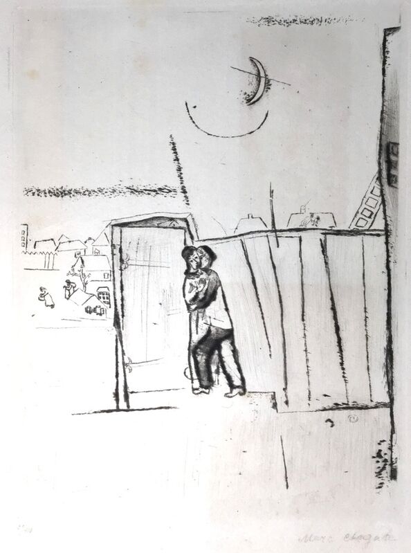 Marc Chagall, ‘Vom Der Tore’, 1922, Print, Etching, Galerie Céline Moine & LGFA