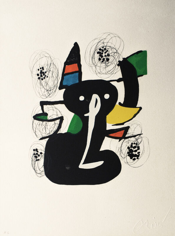Joan Miró, ‘La mélodie acide 1214’, 1980, Print, Color lithograph, Hans den Hollander Prints