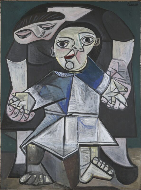 Pablo Picasso, ‘Mother and Child (First Steps)’, 1943; revised summer 1943, Painting, Oil on canvas, Yale University Art Gallery
