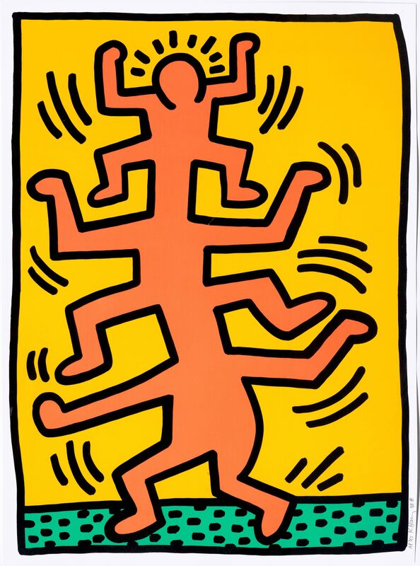 Keith Haring, ‘From: Growing’, 1988, Print, Colour Screenprint, Koller Auctions