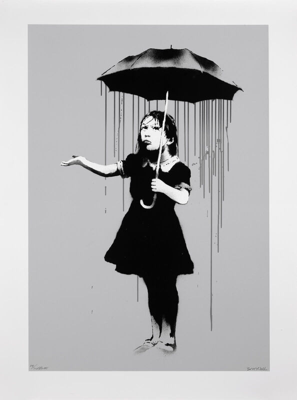 Banksy, ‘Nola (Grey Rain)’, 2008, Print, Screen-print in colors on wove paper, MoonStar Fine Arts Advisors