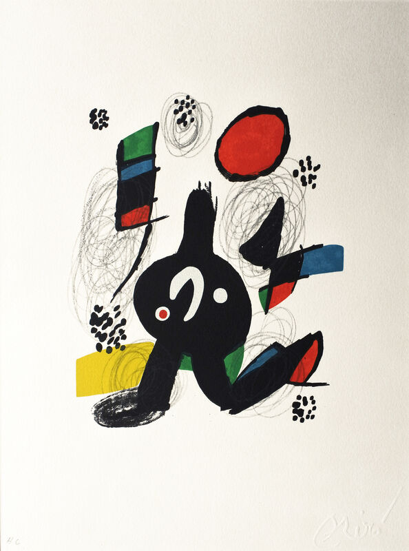 Joan Miró, ‘La mélodie acide nr 1218’, 1980, Print, Color lithograph, Hans den Hollander Prints
