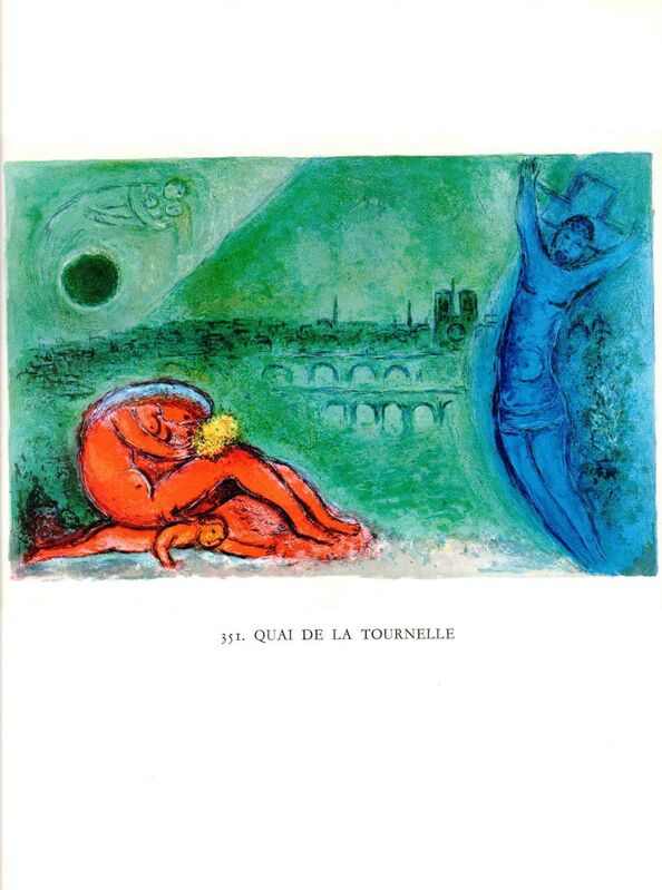 Marc Chagall, ‘Quai de la Tournelle’, 1963, Print, Offset Lithograph, ArtWise